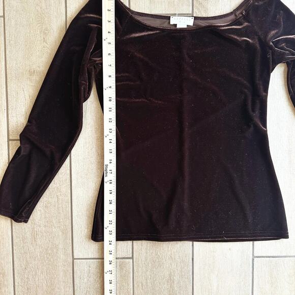 VTG Y2K Express Tricot Velvet Maxi Skirt & Top Set Top Large Whimygoth 90 Grunge - Picture 8 of 10